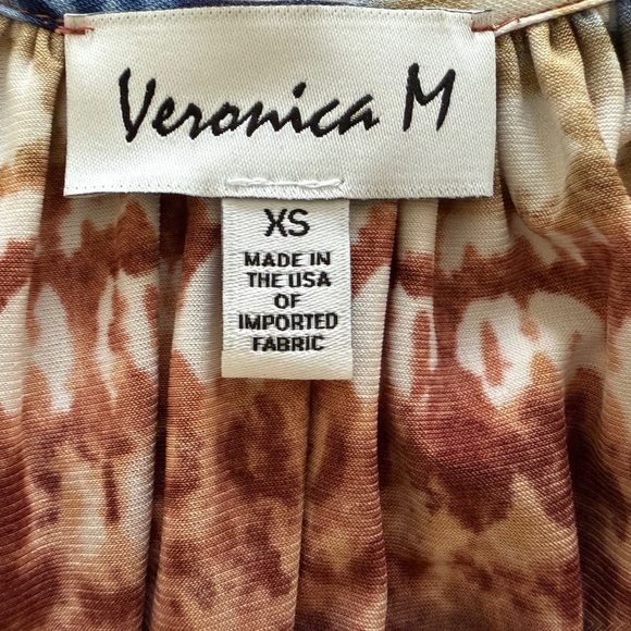 Veronica M Multicolor Long Sleeve Boho Dress Women XS - Picture 4 of 7